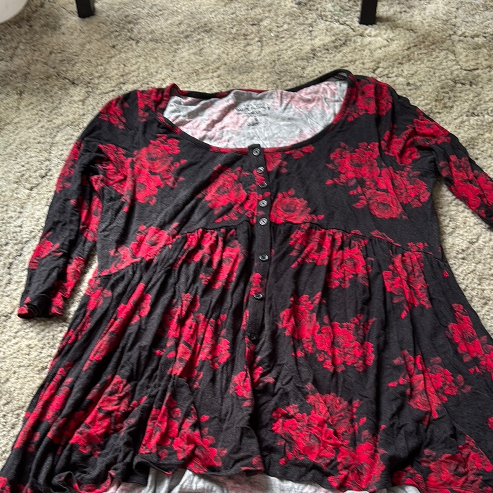 Torrid Super Soft Gray Knit Top